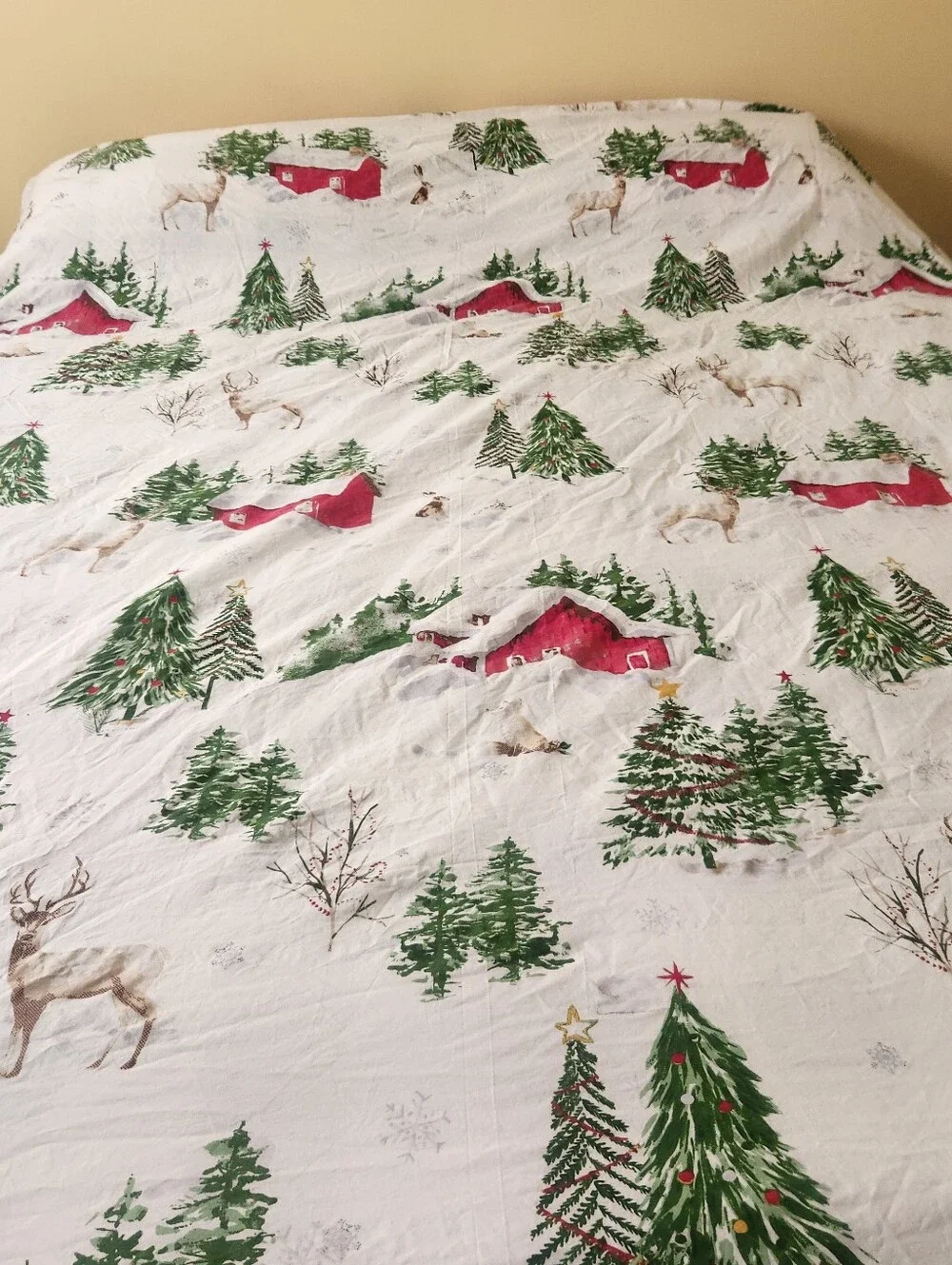 Tatum Pines Duvet Cover Queen Cabin Plaid Home Bedding Reversible 88 x 94